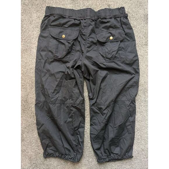 Pilcro Balloon Pants Womens XL Petite Gray Parachute Cargo Gorpcore Wide Leg - Picture 6 of 8